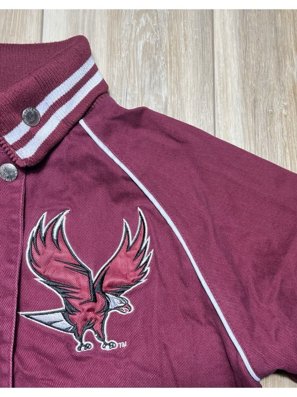 Big Boy North Carolina Central University Red Bomber Jacket - Size Small - Picture 10 of 16